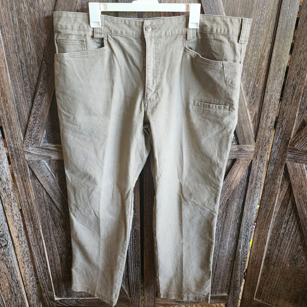 Noble Outfitters Pants Men's Sizeâ 42x32 Tan Hammer Drill Canvas Work Pant Flex